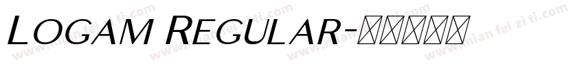 Logam Regular字体转换
